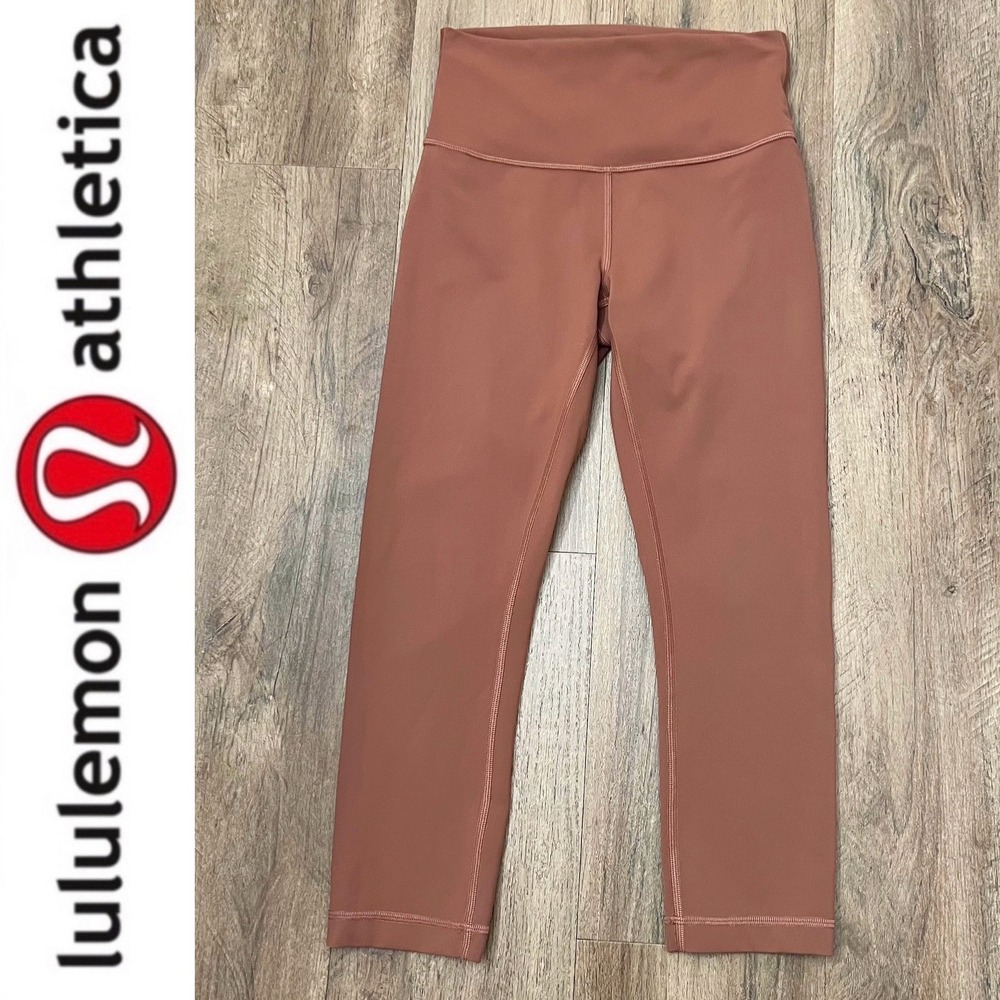 Lululemon Wunder Train High-Rise‎ Crop21" Ancient Copper Size 6